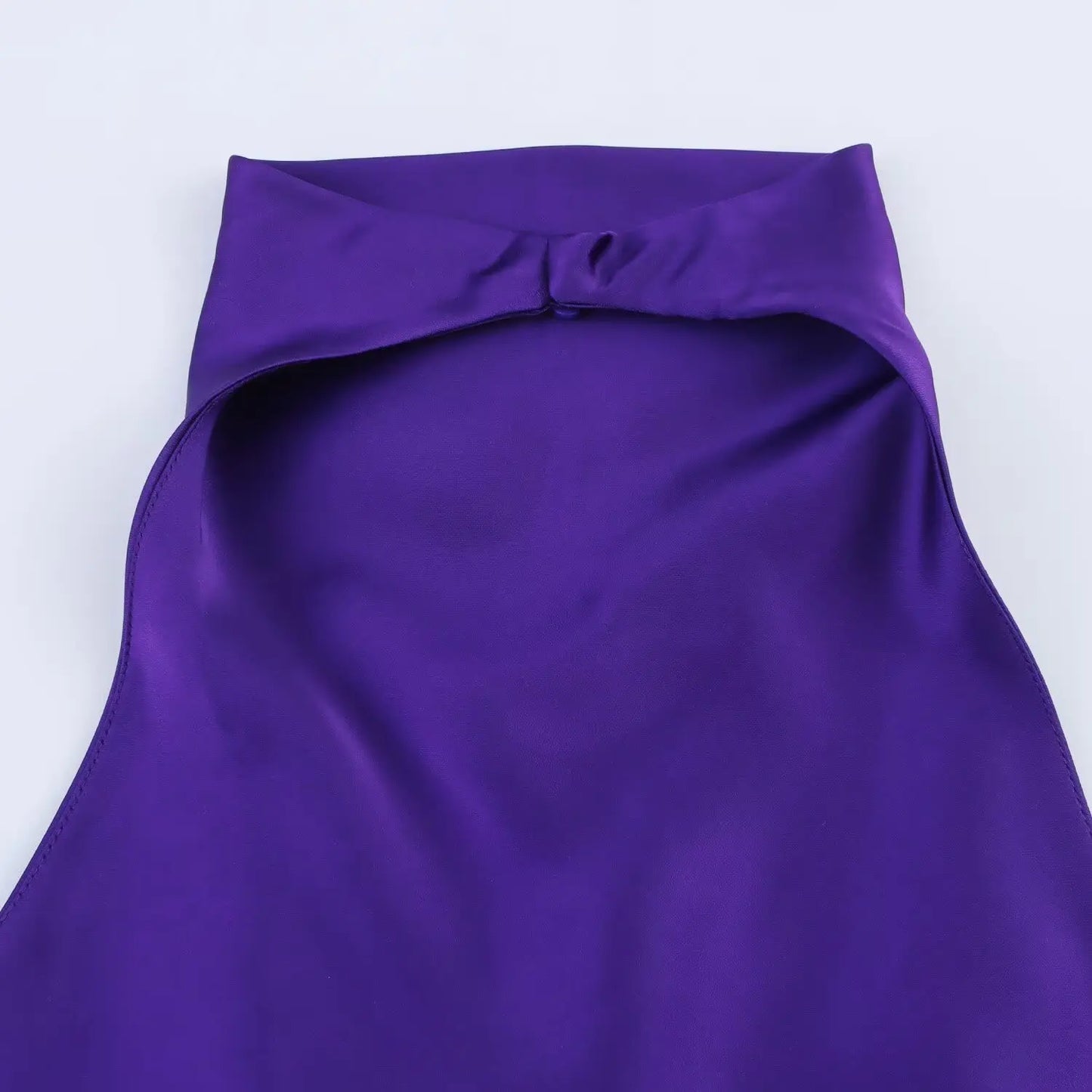 HH Women Summer Sexy Sleeveless Backless Vest Top Female New Fashion Solid Chic Neck Halter Button Pleated Design Slim Top