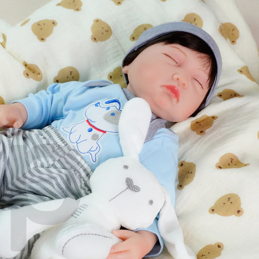 Reborn Baby Doll Soft Body Realistic Baby Doll Cute Handmade Real Life Baby Doll Gift Box Suitable for Children Collectors
