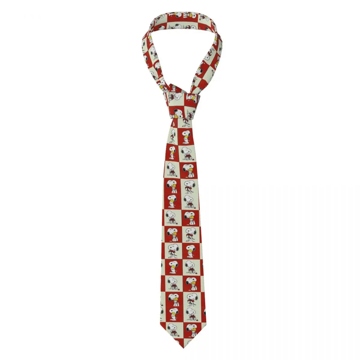 Snoopys & Woodstock Smile Giggle Laugh Neckties Silk 8 cm Neck Tie for Mens Shirt Accessories Cravat Wedding Accessories Office