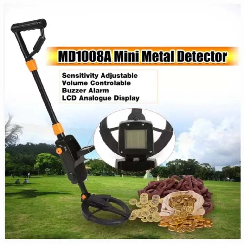 MD1008A Metal Detector Underground Professional Depth 2m Scanner Search Finder Gold Detector Jewelry Treasure Hunter Seeker Tool
