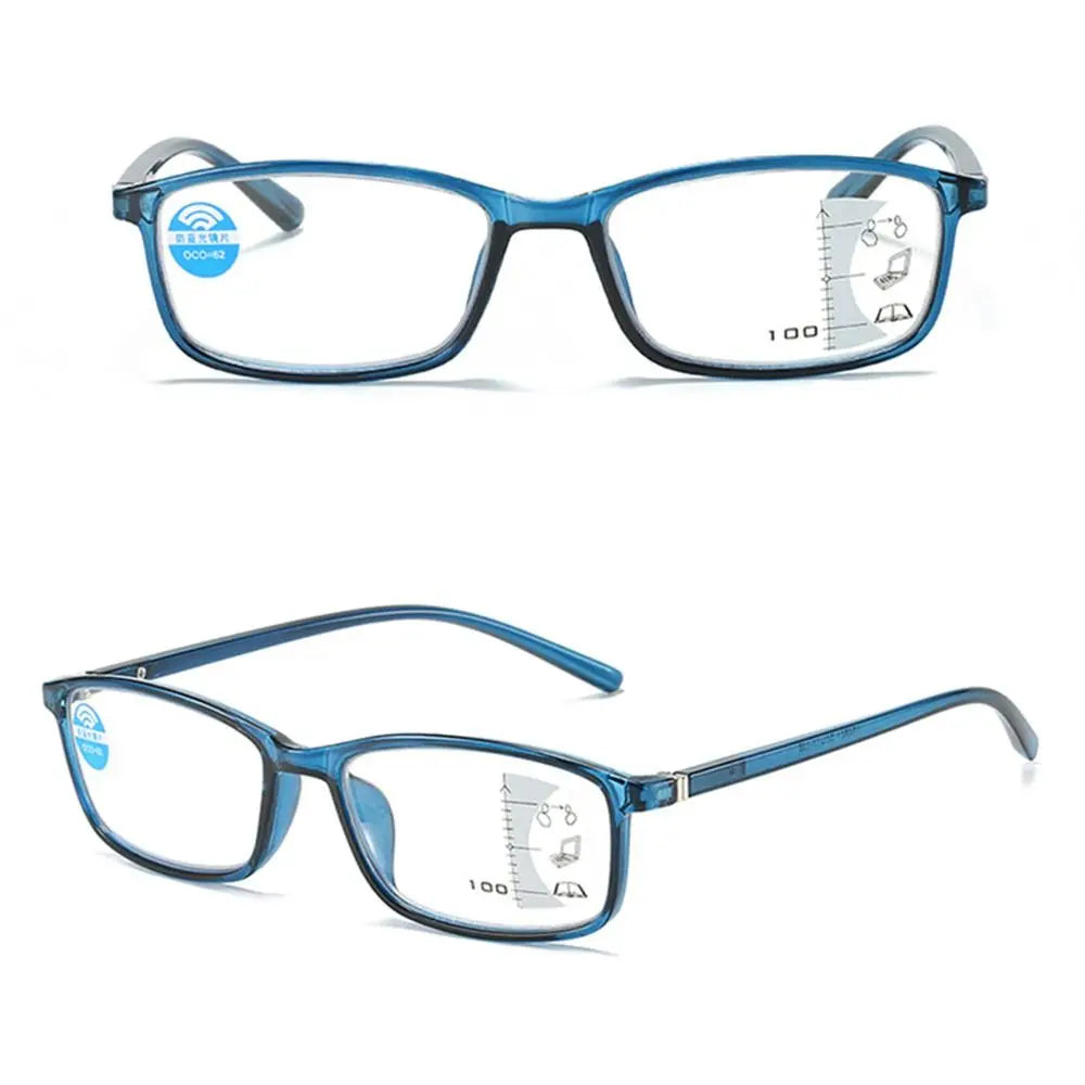 Progressive Multifocal Reading Glasses Anti-Blue Light Computer Glasses Eye Protection Ultra Light Eyeglasses For Men Women