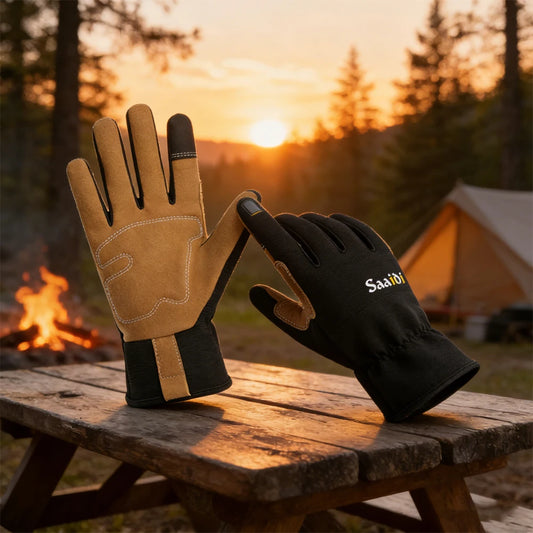 Gardening Work Gloves Unisex Anti-Slip Durable Touchscreen Protective for Men and Women Hiking Cycling Camping Outdoor Sports