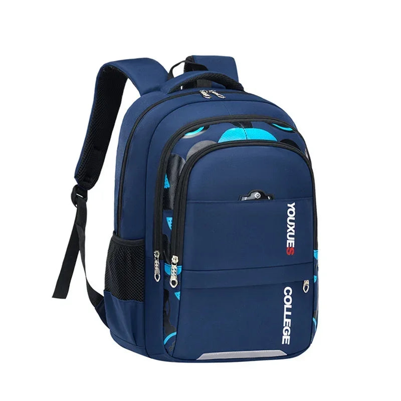 Waterproof Children School Backpack, Casual Primary Schoolbag Book Bag for Boys Daily School Use