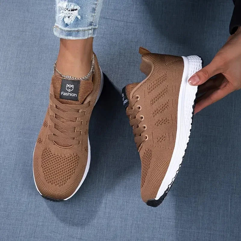 Running Shoes for Women Breathable Casual Sneakers Luxury Brand Sport Shoes Summer Fashion Light Basketball Tenis Walking Shoes
