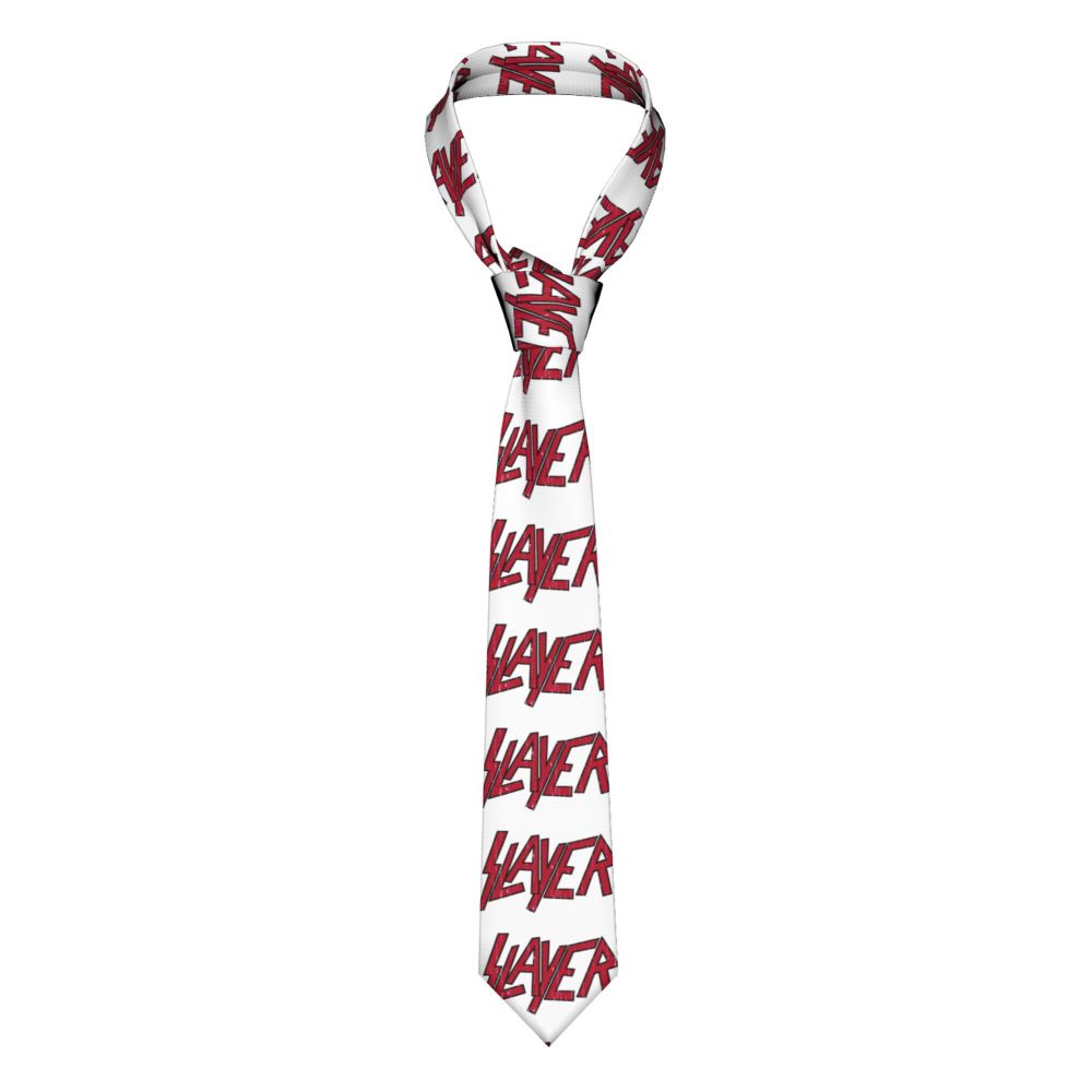 Slipknots Neckties Men's Customized Silk Heavy Metal Rock Music Gift Neck Tie for Office