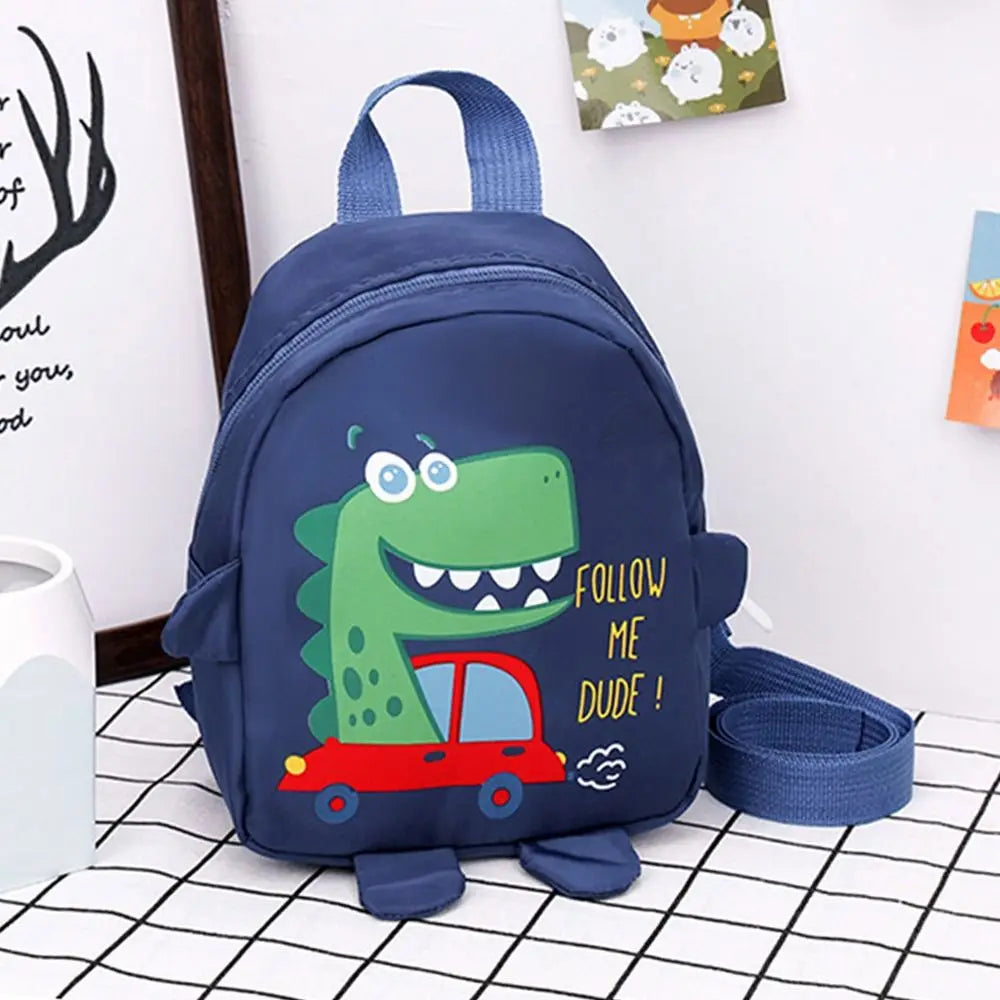 Boys Girls Cute Cartoon Dinosaur Toddler Rucksack Kindergarten Schoolbag Anti-lost Backpacks School Bags