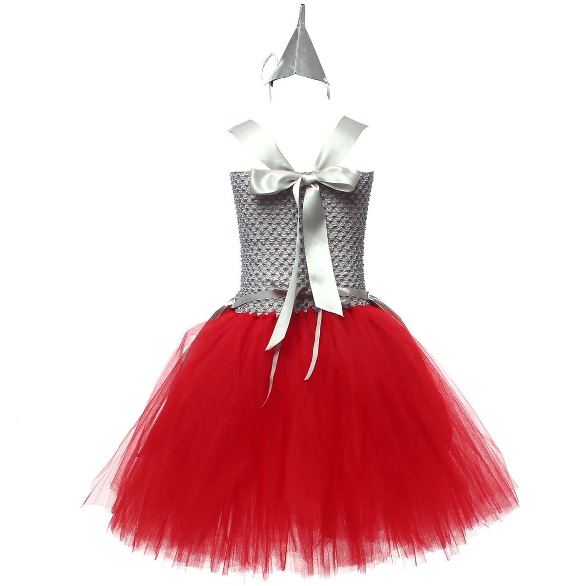 Kids Girls Halloween Costume Wizard of Oz Scarecrow Tin Man Lion Witch Princess Tutu Dress Role Play Party Stage Dress Outfit