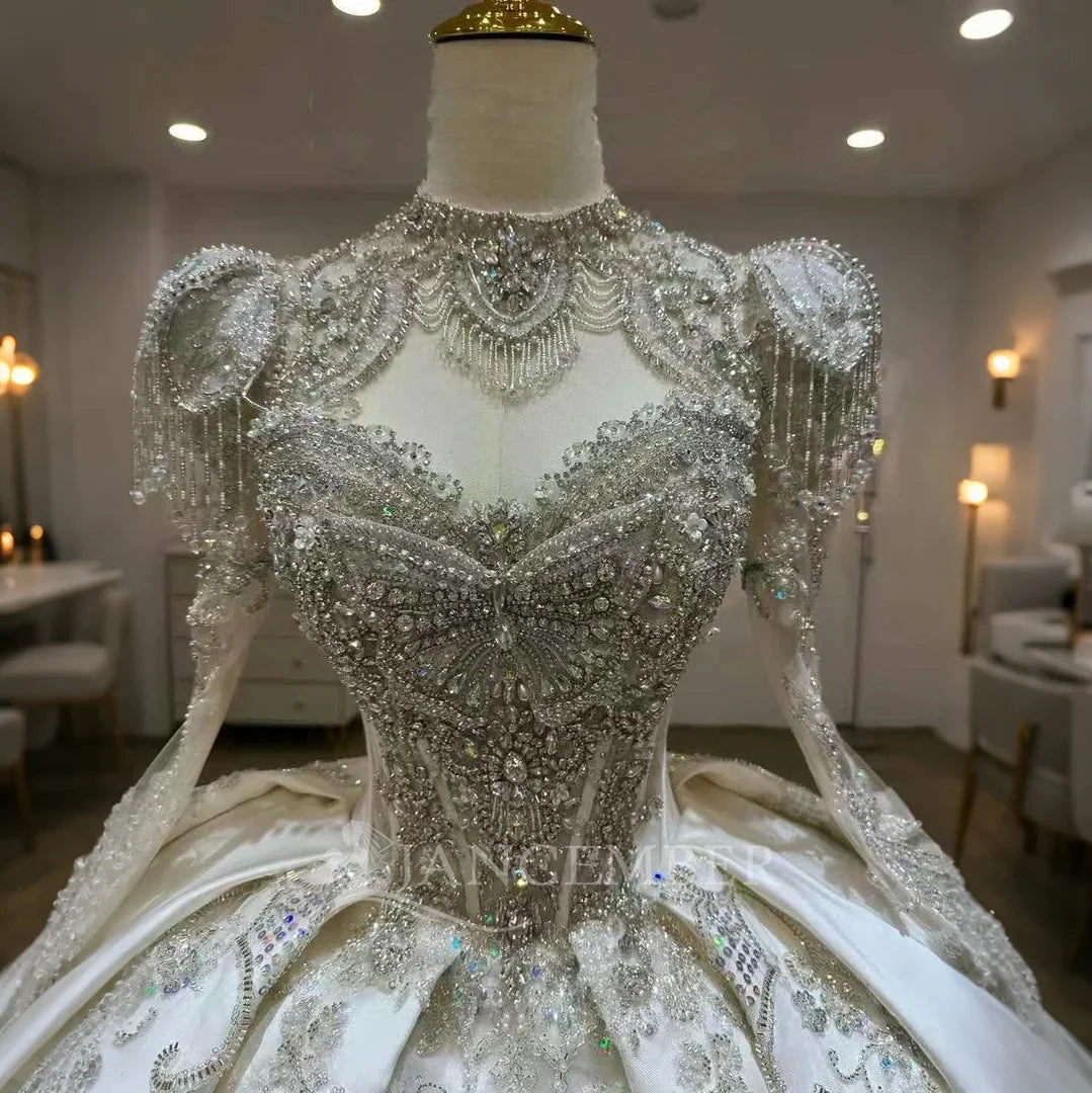 Convertible Wedding Dress 2 in 1 Satin Elegant Personalized Customized Handmade Any Ball Gown Wedding Gowns Robe De Mariée