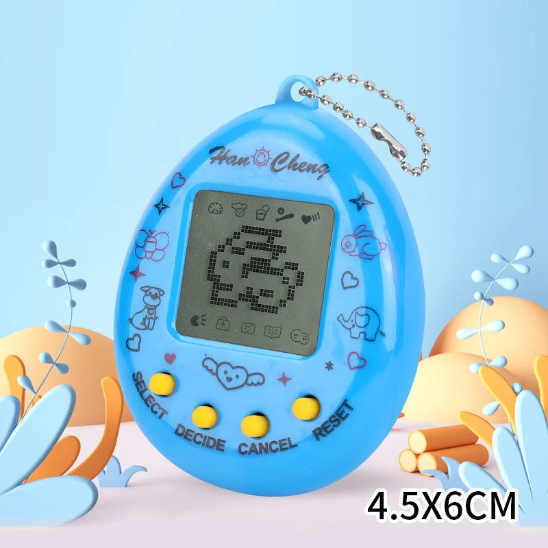 Tamagotchi 1Pcs Children's electronic Pet 168 Pets In 1 Virtual Cyber kid Digital Pet Toy Pixel Funny Gift Play Toy keychain BTJ
