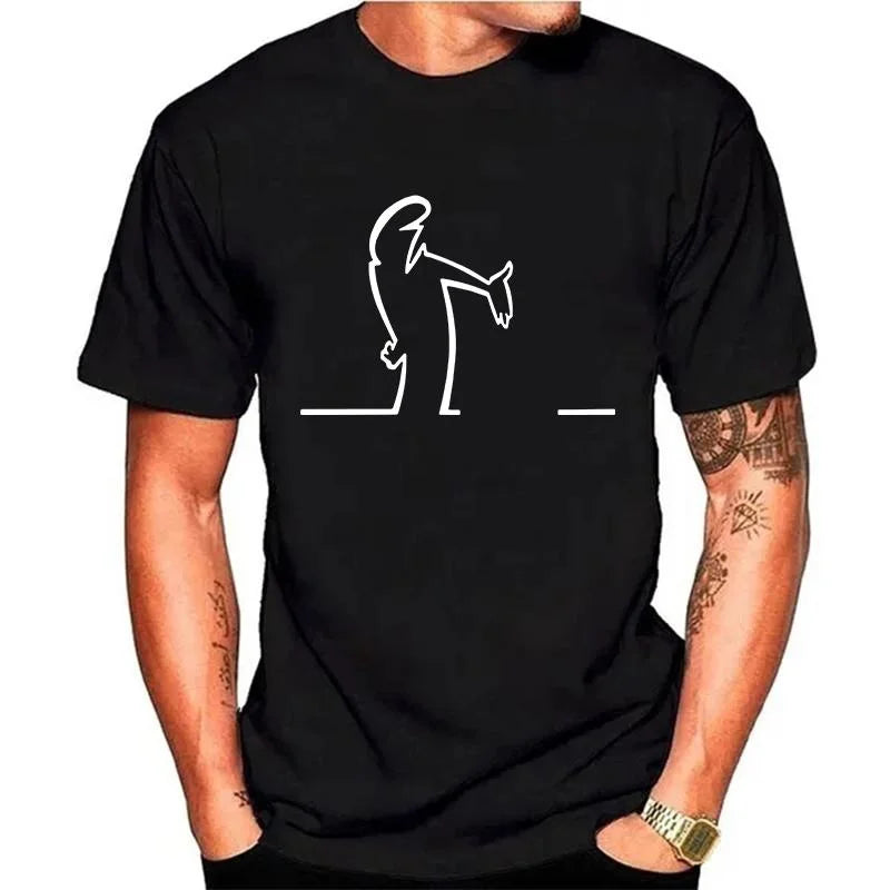 Summer T Shirts For Men, Balum La Linea Funny Graphic Tshirt, Cotton Comfortable Premium Camisetas