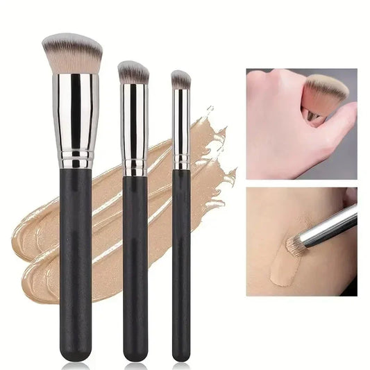 Foundation Concealer Brush Premium Contour Blusher Brushes Flawless Under Eye Dense Face Makeup Brush for Blending