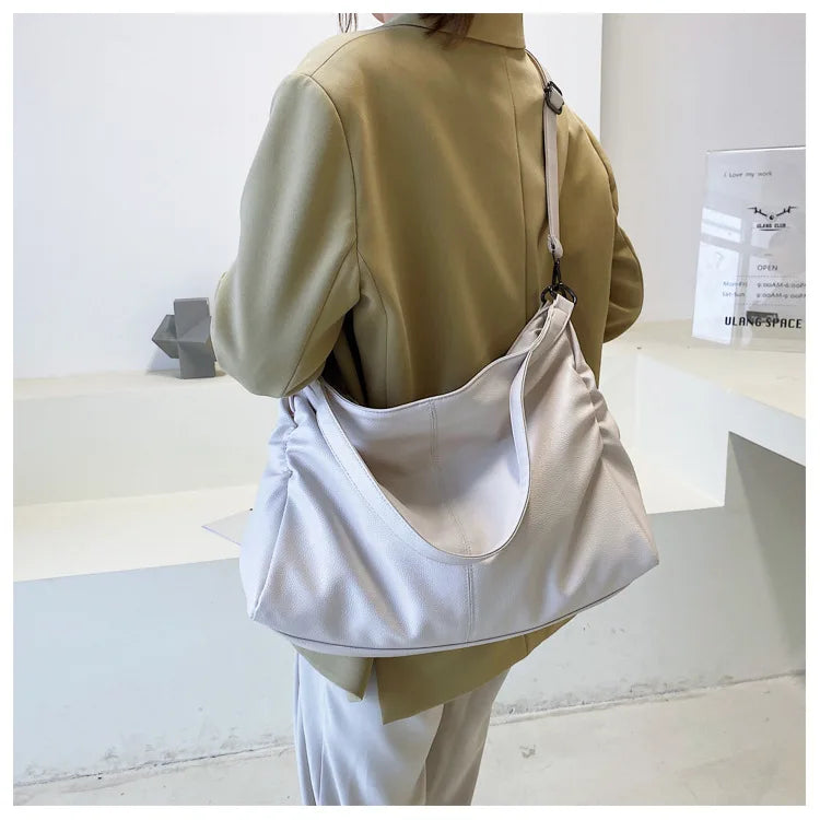 Big Black Tote Bags for Women Large Hobo Shopper Bag Roomy Handbag Quality Soft Leather Crossbody Bag Ladies Travel Shoulder Bag