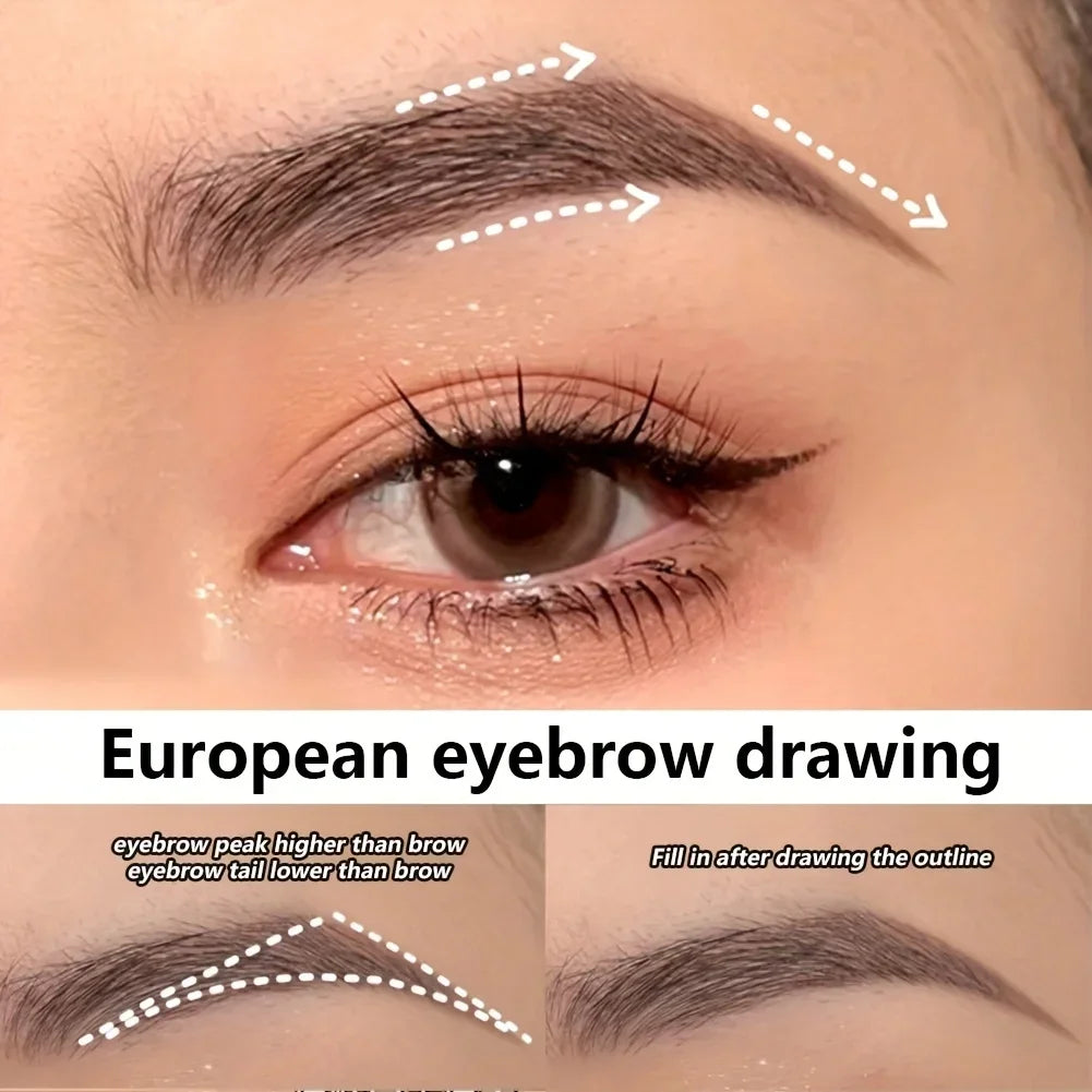 0.008mm Ultra-fine Liquid Eyebrow Pencil Professional Waterproof And Sweat-proof Eyeliner in one Lasting Eye Brow pen