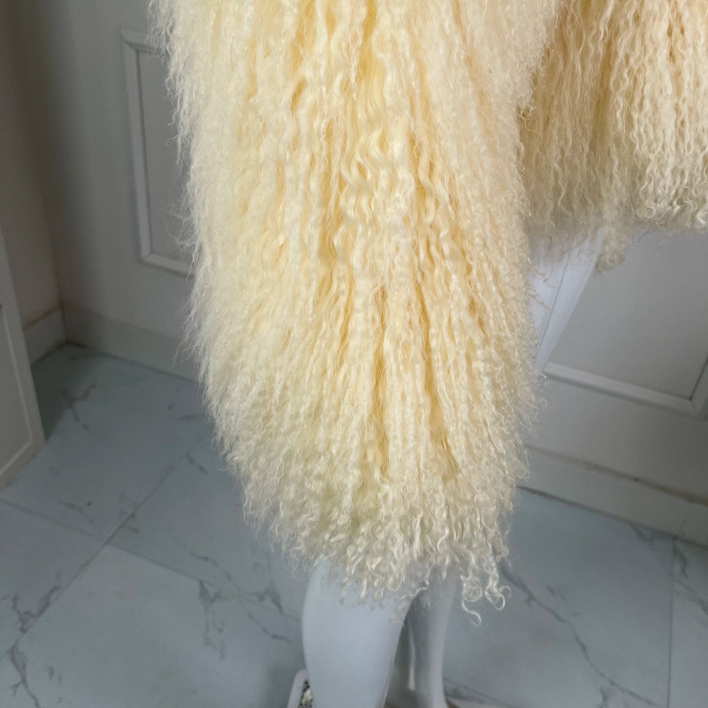 Real Sheepskin Coats Mongolian Lamb Fur Coat Women Natural Sheep Fur Jacket With Lapel Short Fur Outerwear
