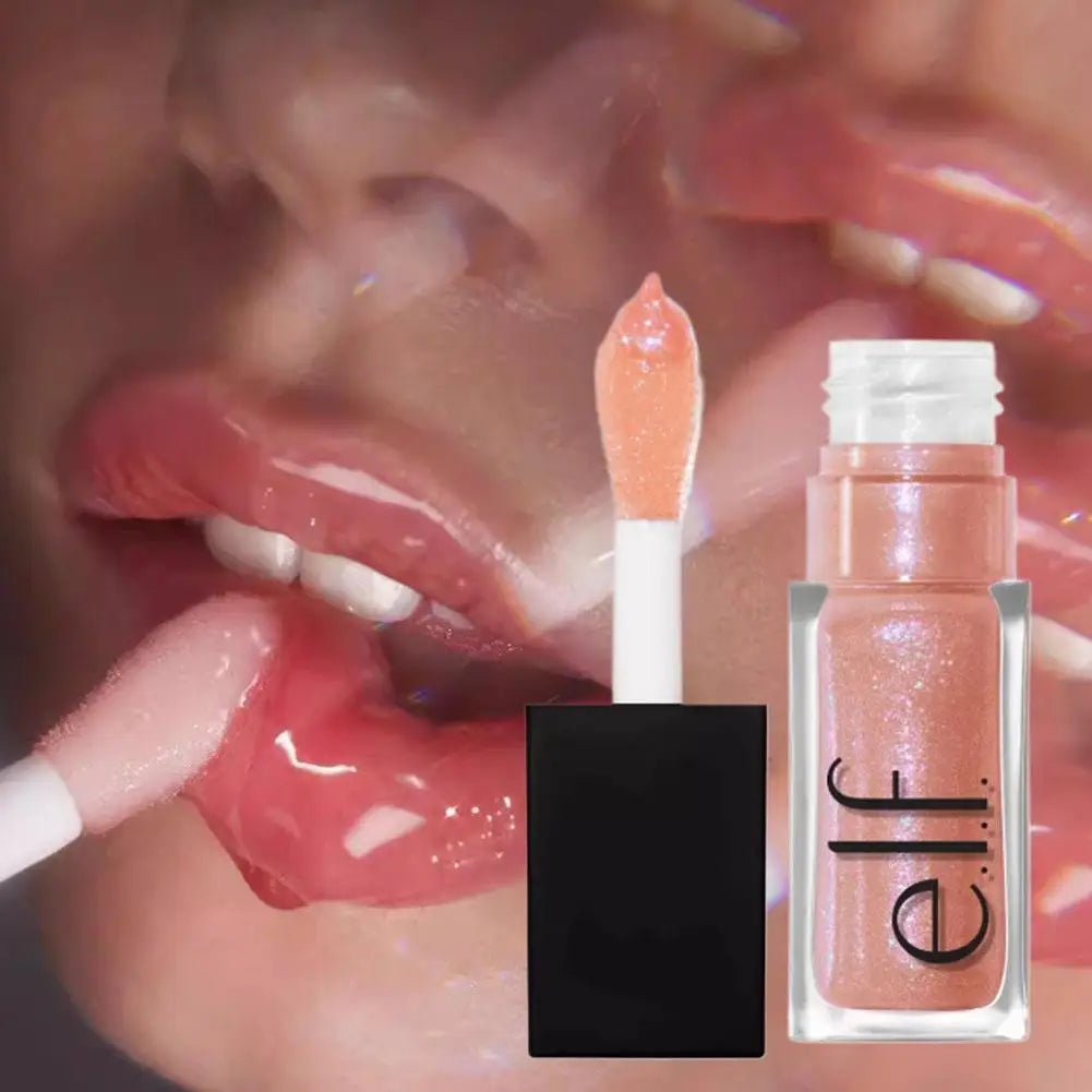 Elf Divine Wine Shiny Lip Glaze Crystal Glossy Finish Long-Lasting Lip Color Cosmetic Beauty Product