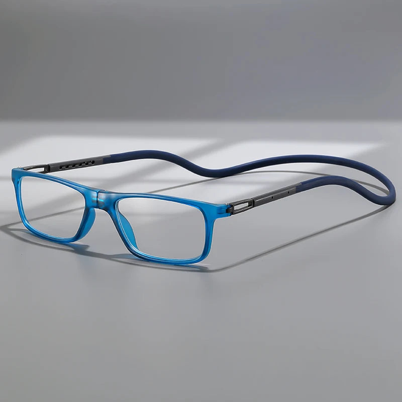 The new neck-hugging reading glasses are convenient to carry and are high-definition and comfortable for daily reading