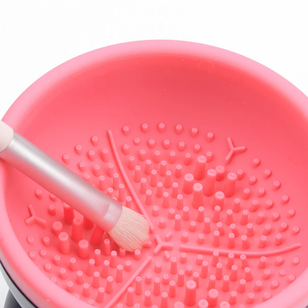 Makeup Brush Cleaning Tool Portable Electric Makeup Brush Cleaner Machine With USB Charging Automatic Cosmetic Brush