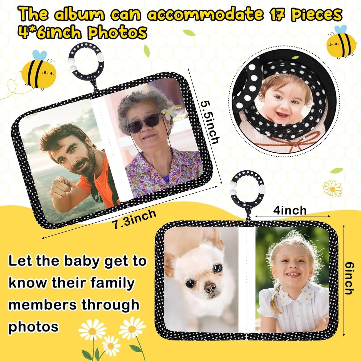 Baby Photo Album My First Photo Book Growth Babies Albums DIY Photography Album Gift for Newborn Toddler Kids Baby Shower