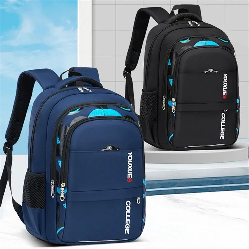 Waterproof Children School Backpack, Casual Primary Schoolbag Book Bag for Boys Daily School Use