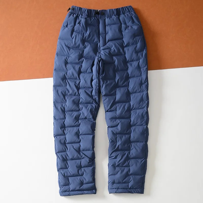 Thickened Outdoor Men's Thermal Cotton Pants Windproof Waterproof Cold-resistant Casual Straight Leg Long Trousers