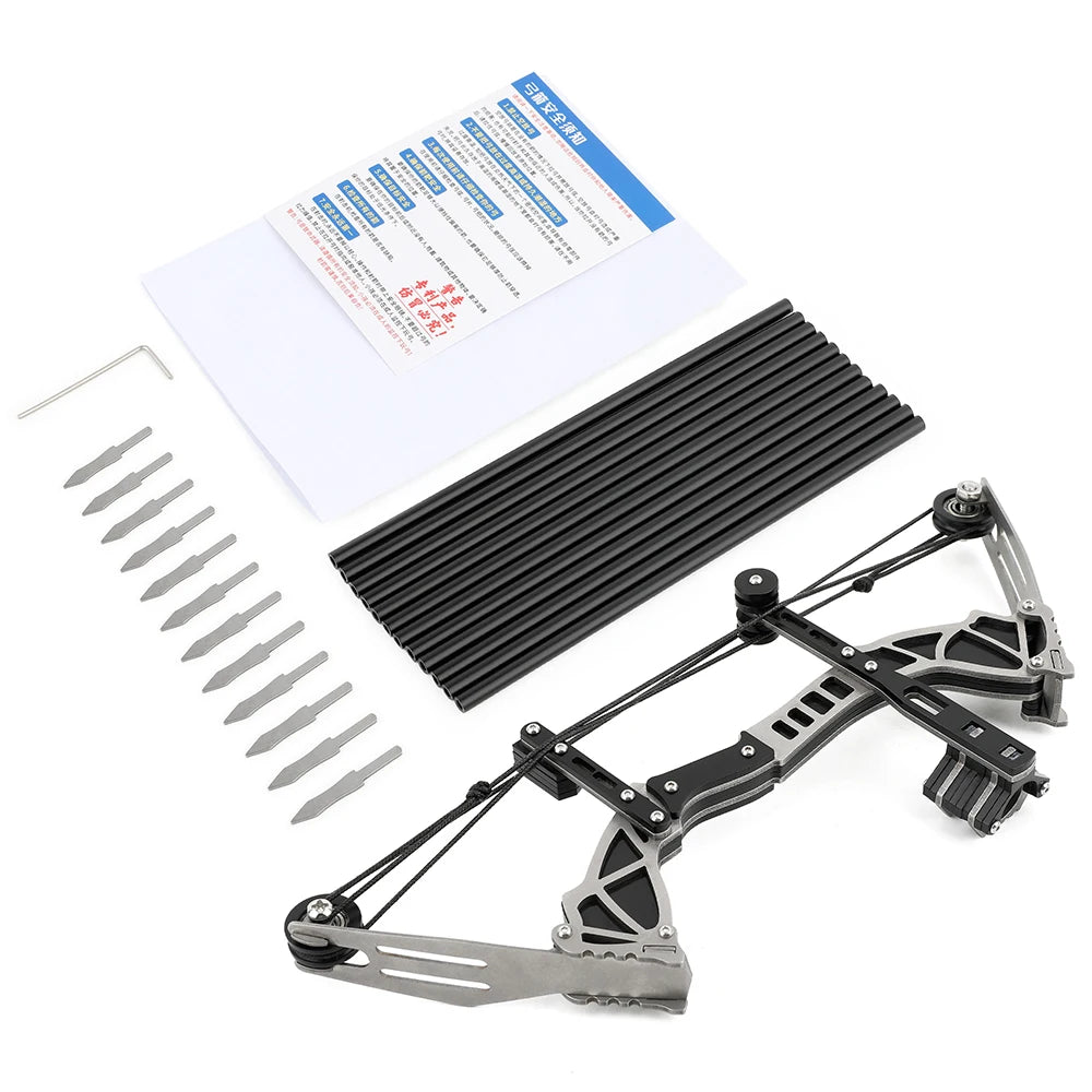 Archery Compound Bow 10lbs/12lbs/16lbs/15-32lbs High-Elastic Steel Limbs Suitable Beginners Target Shooting Outdoor Practice