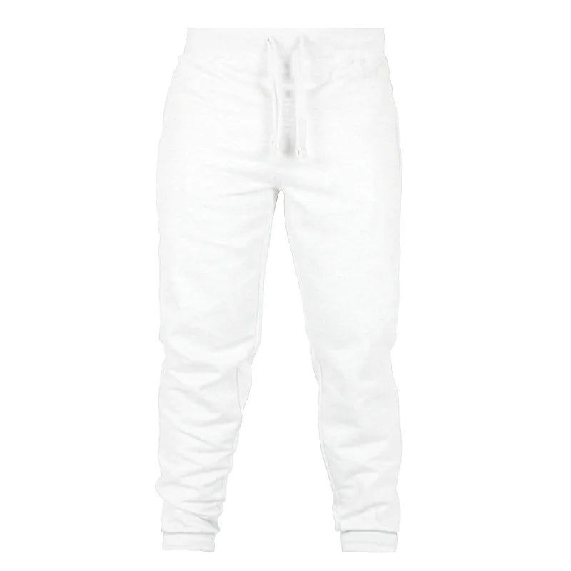 2025 Sports Pants for Men in Autumn and Winter Plus Velvet Thickened European and American Slim Casual Feet Pants