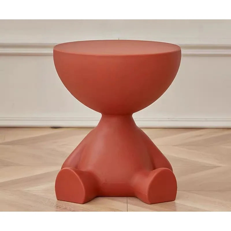 Creative Light Luxury Cartoon Sofa Edge Table Creative Flat Head Coffee Table Small Household Coffee Table Furniture Side Table