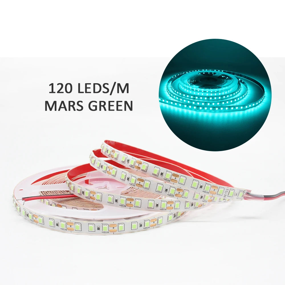 LED Strip Light 12V DC SMD 2835 120LEDs/M 1M 2M 3M 4M 5M Tira LED Stripe Tape Warm White 240LEDs/M Flexible Indoor Home Lighting