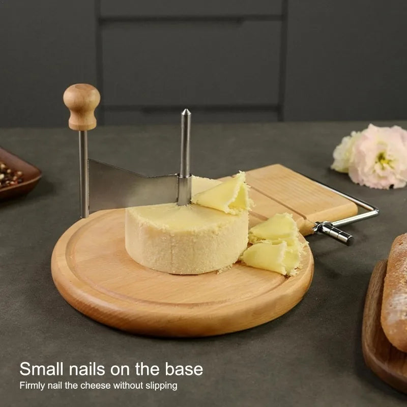 Cheese Curler with Stainless Steel Cheese Slicer Rust-Proof Wheel Cutter Heavy Duty Cheese Shaver Tools