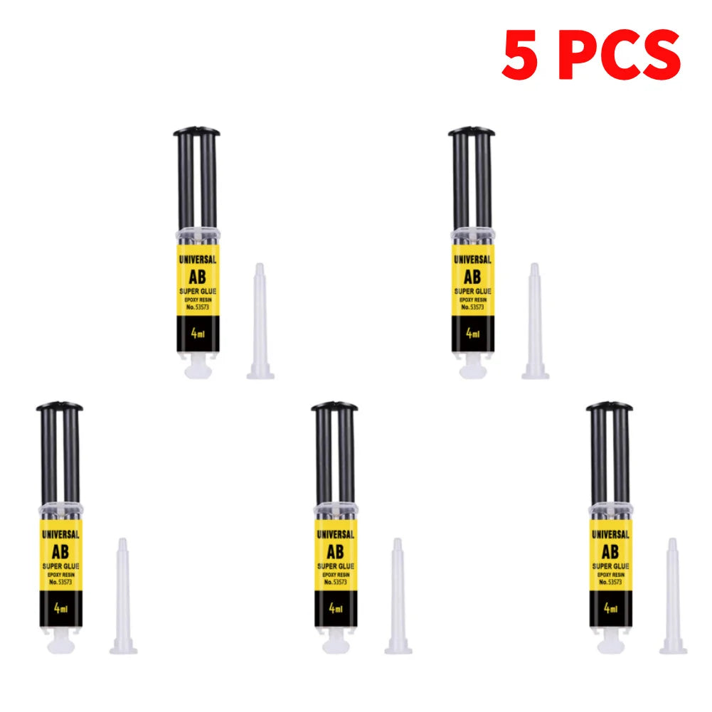Epoxy Resin AB Glue Office 2 Minutes Curing Firm Long-lasting Reliable Epoxy Resin Strong Glue AB Glue Adhesive Super Liquid