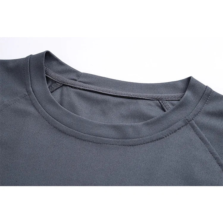 Tactical Short Sleeve T-Shirt Army Military Men's Athletic Tops Workout Gym Training T Shirt Quick Dry Outdoor Hiking Shirt