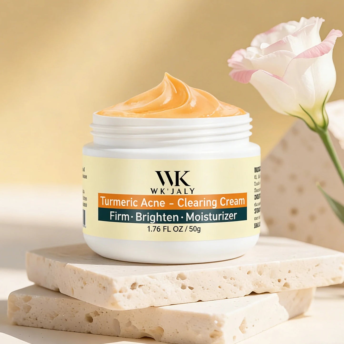 WK JALY Whitening Skin Care Set, Moisturize With Collagen, Glutathione, Natural Turmeric, Remove Acne, Dark Spot, Even Skin Tone