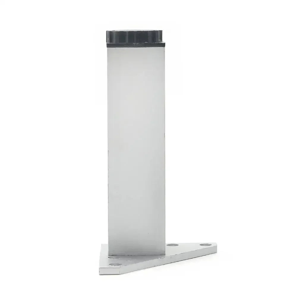 4Pcs/Set 6-40cm Aluminum Metal Furniture Legs Cabinet Feet Table Adjustable Triangle Base with Screws For Table Sofa Bed Cabinet