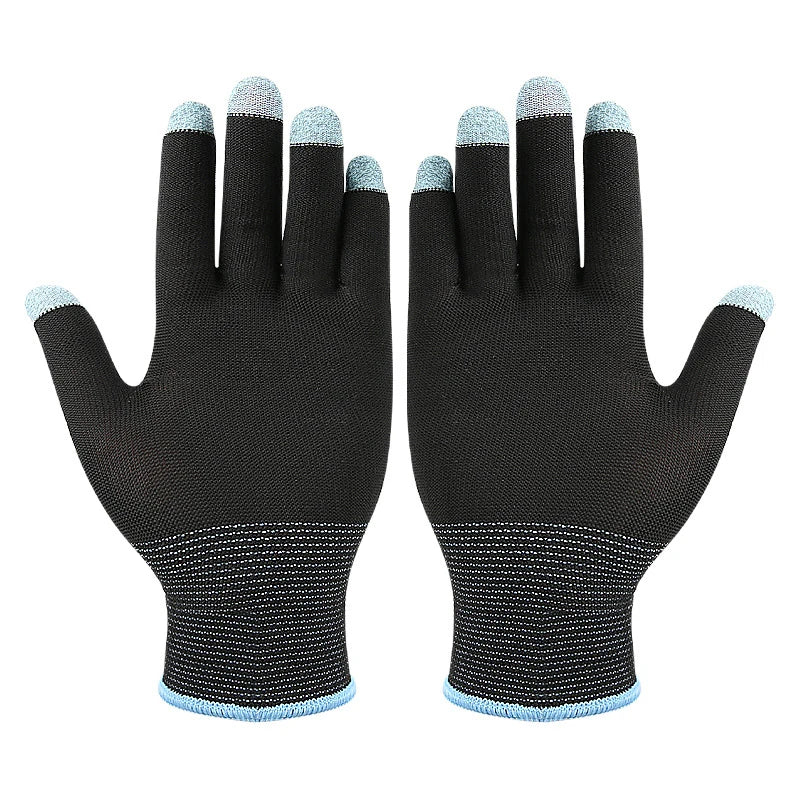 [F] 1Pair All Finger Operations Gaming Gloves Providing Accurate Screen Interaction For Mobile Devices For Winter Warmth