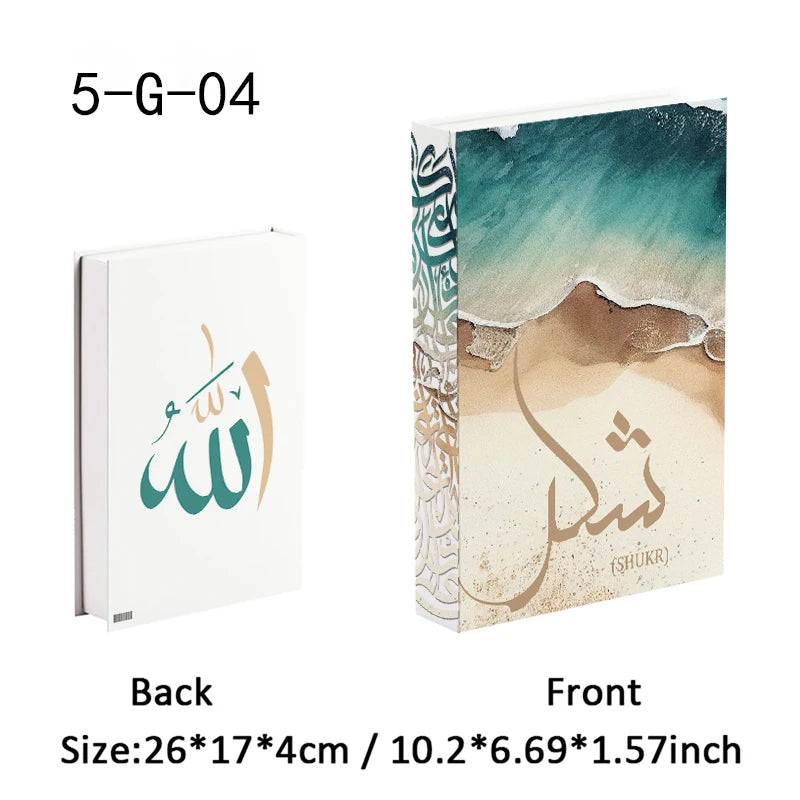 Islamic Church Writing Culture Fake Books Decorative Coffee Table Decoration Storage Box Bookshelf Bedroom Aesthetic Home Decor