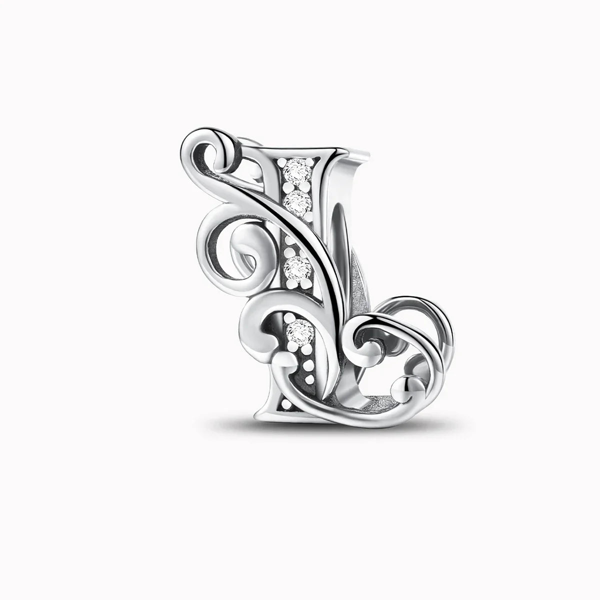 925 Sterling Silver English Letter Charms Beads Fit Original Pan DIY Bracelets Making Gift Of High Quality Fine Jewelry