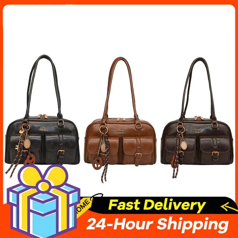 Ladies Large-Capacity Tote Bag Women Vintage Retro Chic Handbags Girl Shopping Shoulder Bag Women's Purses Top Handle Bags