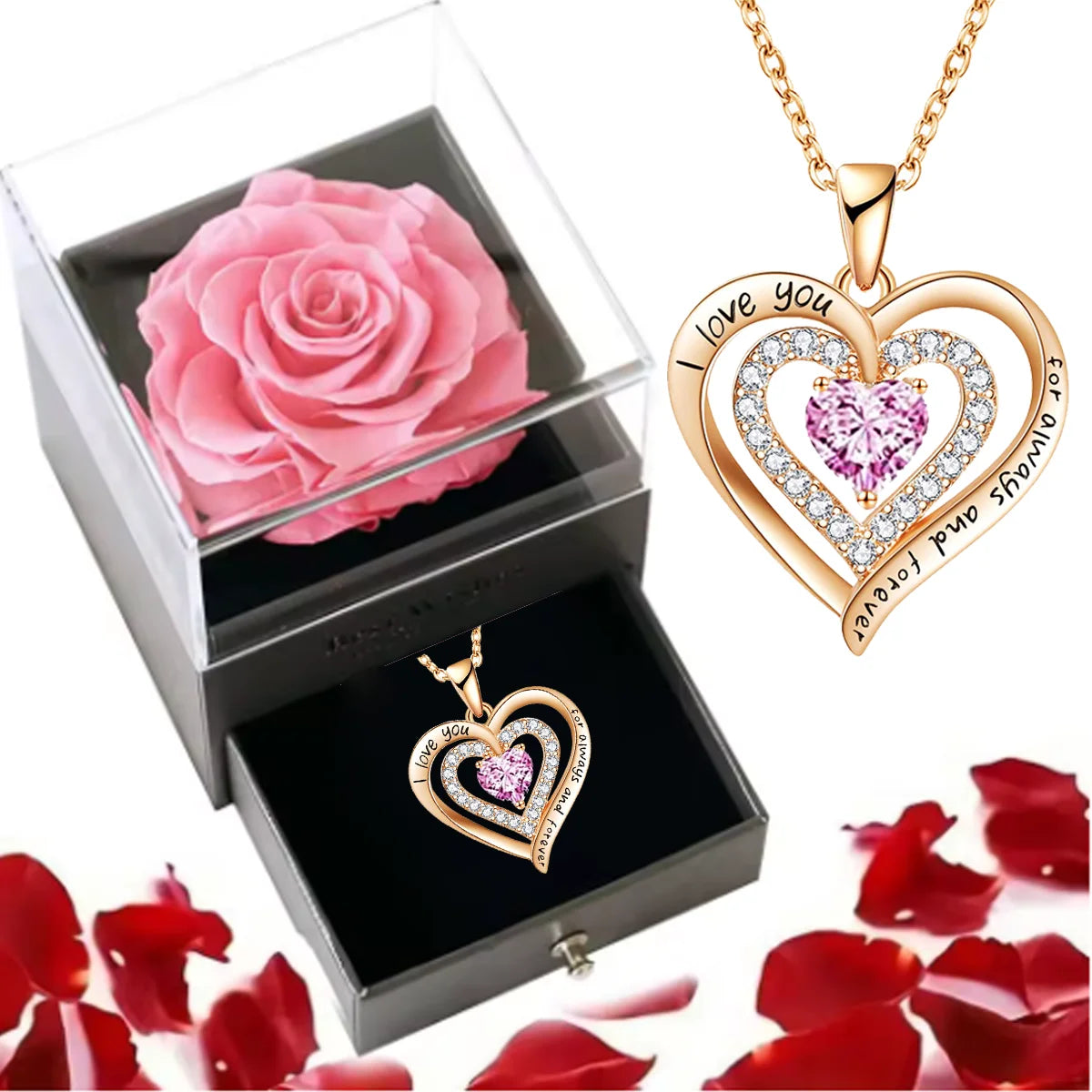 Ladies' Necklace Jewelry Gift Set,for Daily Wear, Gifting, Mother,Grandmother,Wife,Girlfriend Birthday Anniversary Romantic Gift