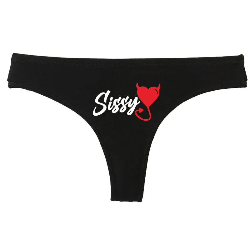 Multicolor Cotton Thongs Low Waist Underwear Thong Sexy Thongs For Women Funny Gifts Couple Gifts Thong Panties Ladies Underwear