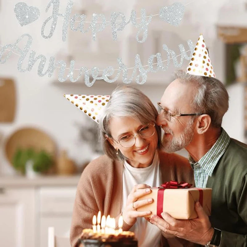 Happy Anniversary Banners Anniversary Party Decorations We Still Do Happy Wedding Day Party Decoration