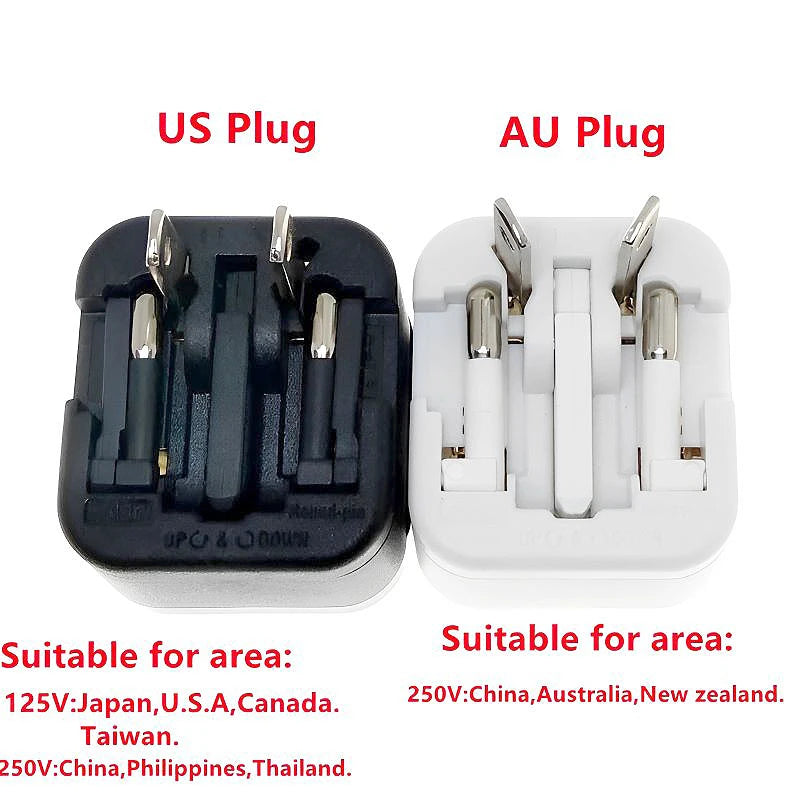 Travel Adapter US AU UK EU Japan Mulit Plug Socket With Voltage Indicator WONPRO-WAT World Smallest