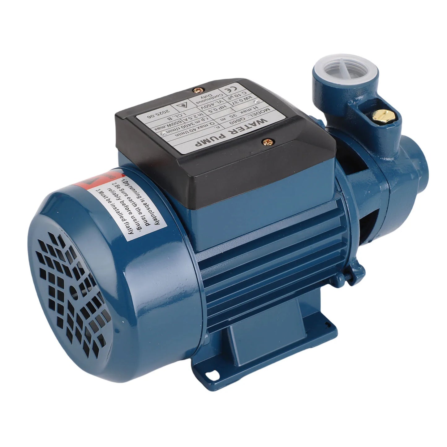 Solar  Solar  650W 3400rpm 35m Lift 1in Outlet Pressure Boosting 40L/min Centrifugal Pump