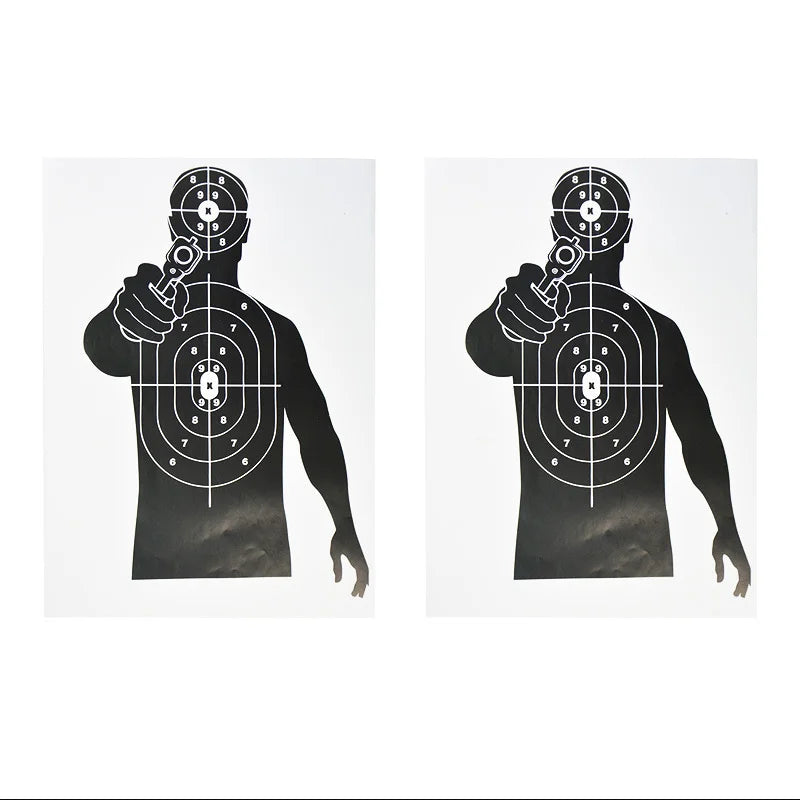 Archery Target Paper 45 * 32cm Fun Shooting Function Picture Training Accessories Splash Activity Paper Target