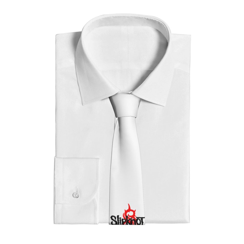 Slipknots Neckties Men's Customized Silk Heavy Metal Rock Music Gift Neck Tie for Office