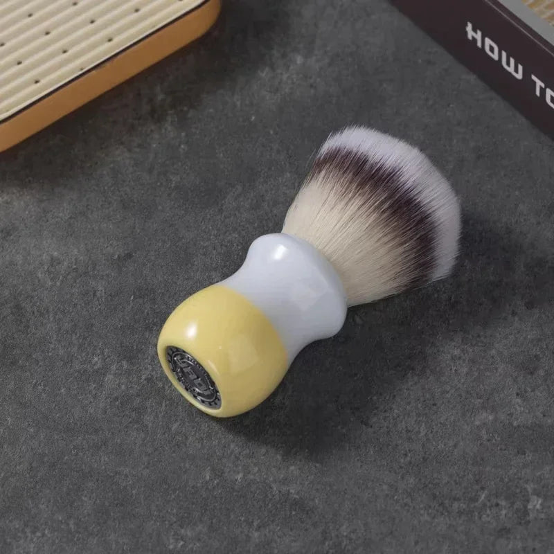 YAQI Naicha（Milk tea）Synthetic Hair Mens Wet Shaving Brush