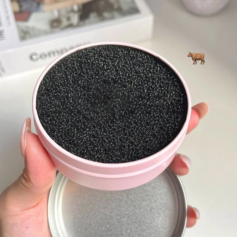 Portable Makeup Brush Cleaner Soft Lightweight Makeup Brush Cleaning Box Dry Cleaning Durable Make Up Brush Cleaning Tool Girl