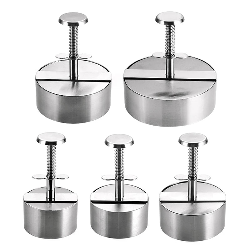 Hamburger press utensils kitchen meat tools tableware hamburger meat press stainless steel meat press meat pie meat filling mold