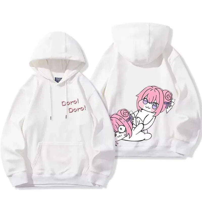 Doro Character Funny Sweatshirts hoodies Unisex Oversized Fleece warm Casual Print high quality hot product Couples Comfortable