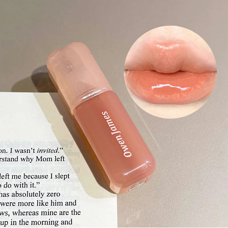 Glossy Non-stick Cup Lip Gloss Long Lasting Cheek Mud Lip Plumper Tinted Lip Lipstick Lip Makeup Cosmetics