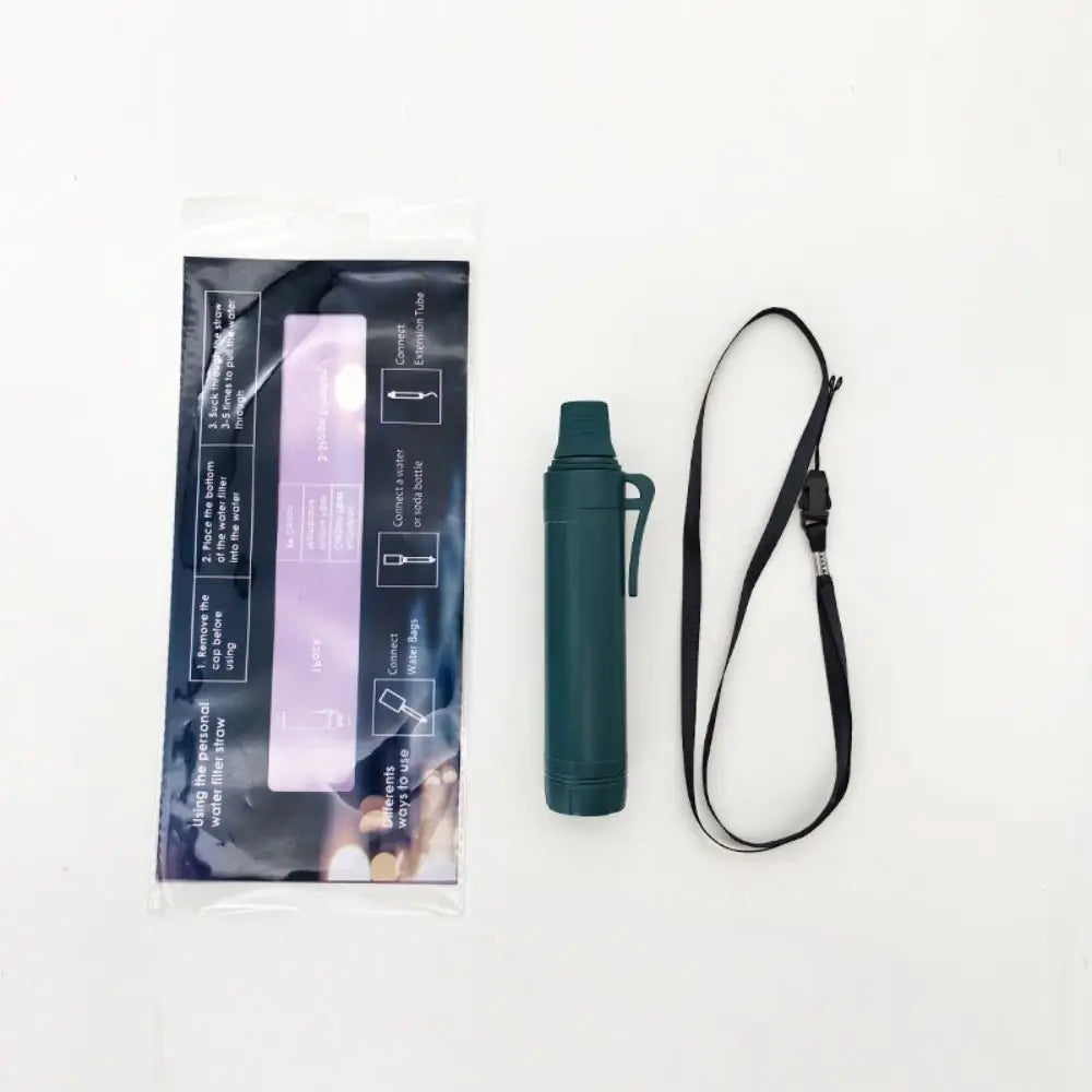 Mini Mini Water Filter Straw Purifier Direct Drinking Purification Water Filter Survival Straw Drinking Water Filtering Straw